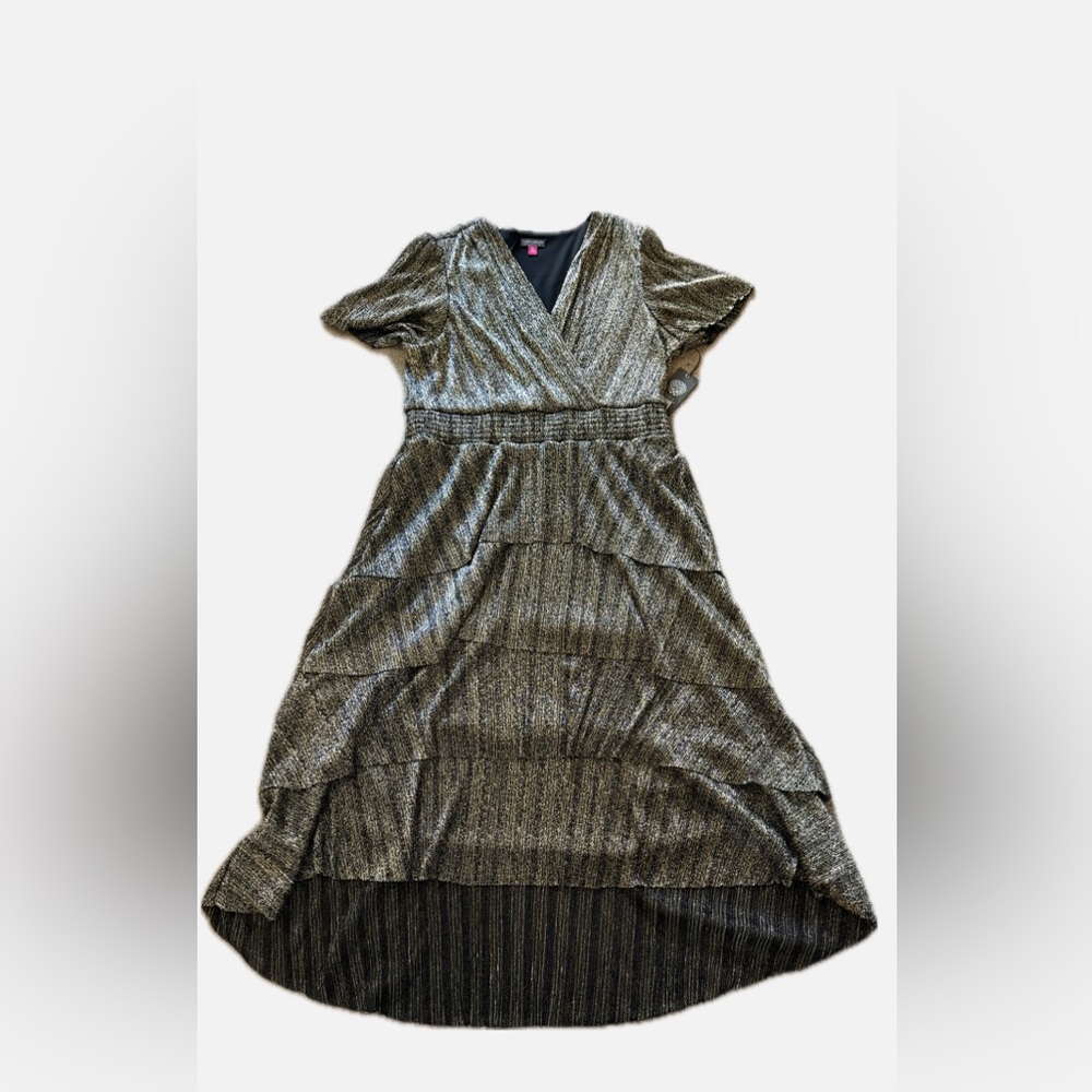 Vince Camuto Gold High Low Dress